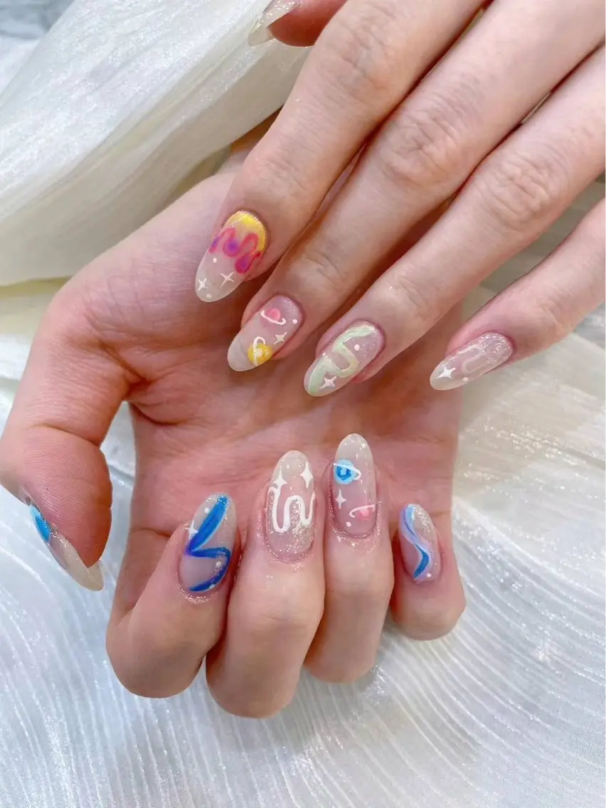 ネイル アートネイル フラワーネイル フットネイル ジェルネイル マグネットネイル Babarla Nailのネイルデザイン