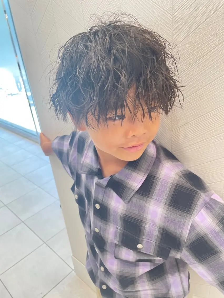 パーマ メンズ メンズパーマ メンズパーマ特化🏅 中村　凌のヘアスタイル