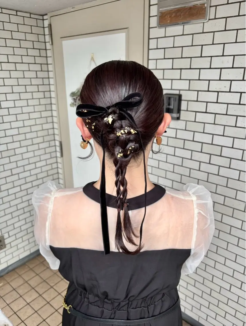 ヘアアレンジ ハーフアップ 🌺ヘアメイク SYOKA🌺のヘアスタイル