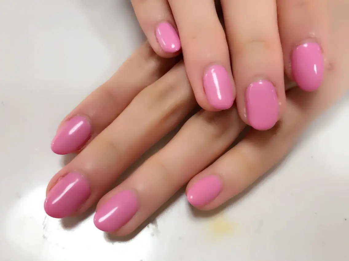 ネイル ワンカラーネイル ハンドネイル an sucre baseのネイルデザイン