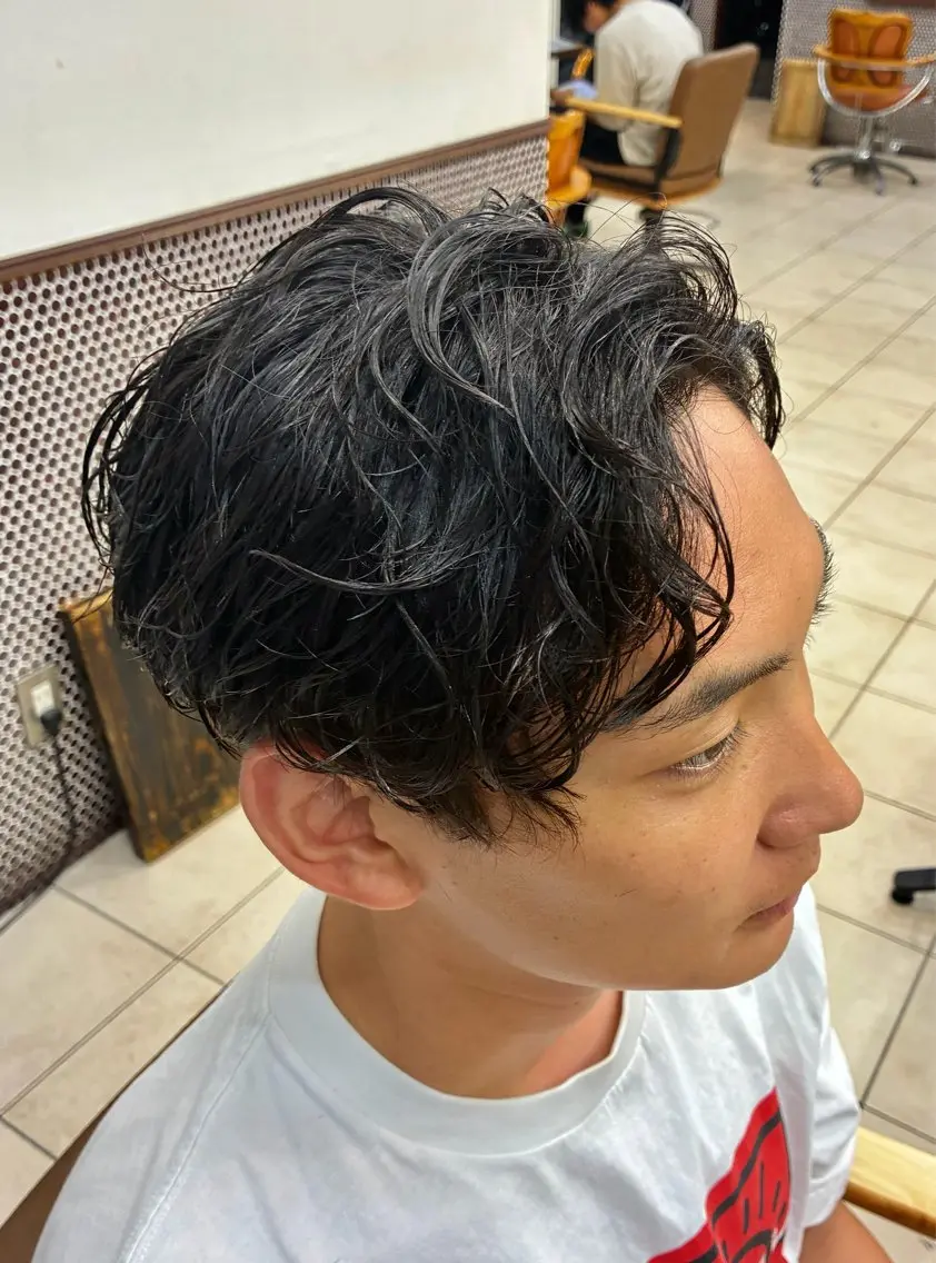 パーマ メンズ カット パーマ メンズ特化/カット: パーマ🔥REO🔥のヘアスタイル