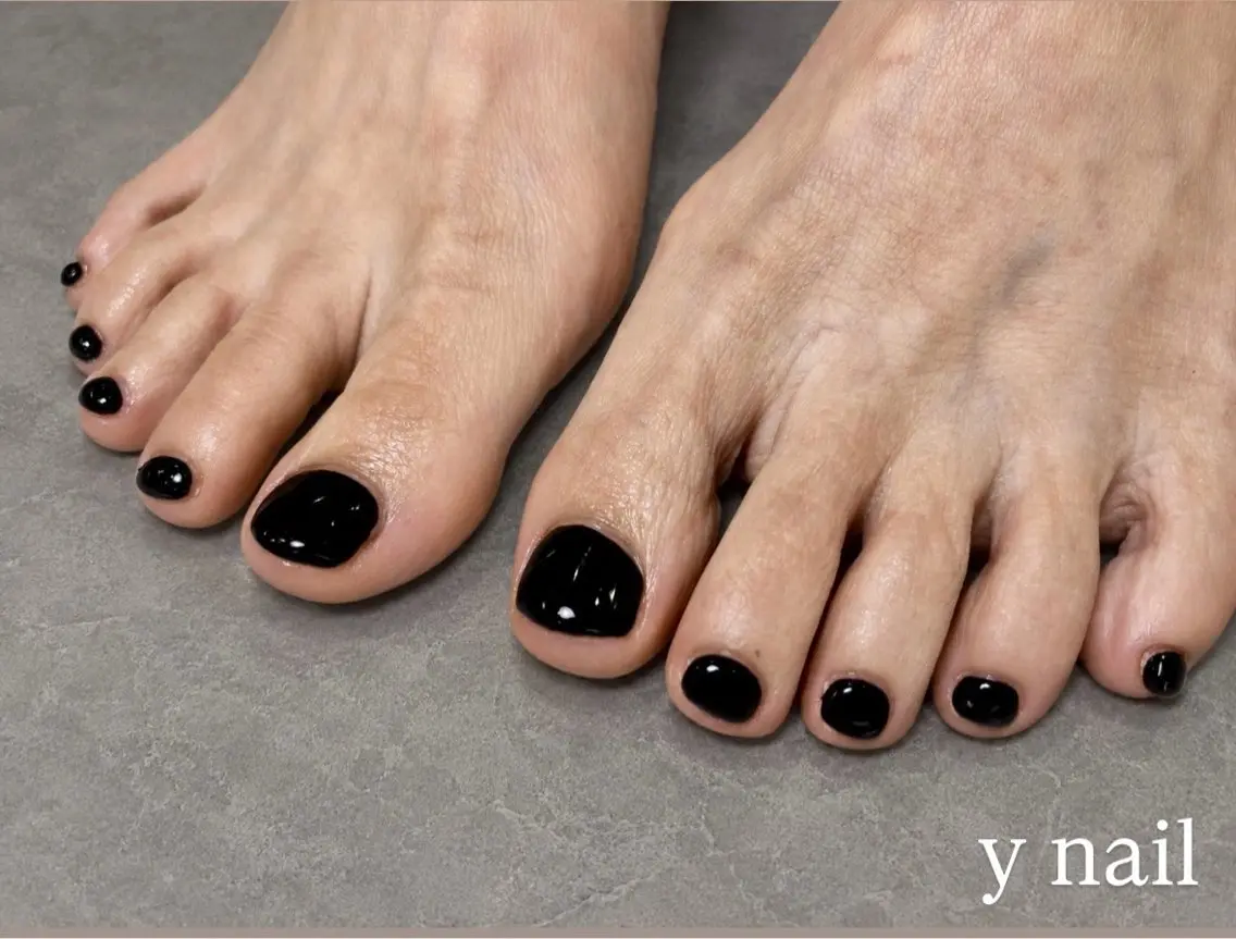 【オフ込み】foot one color💜足元からキレイに✨の写真