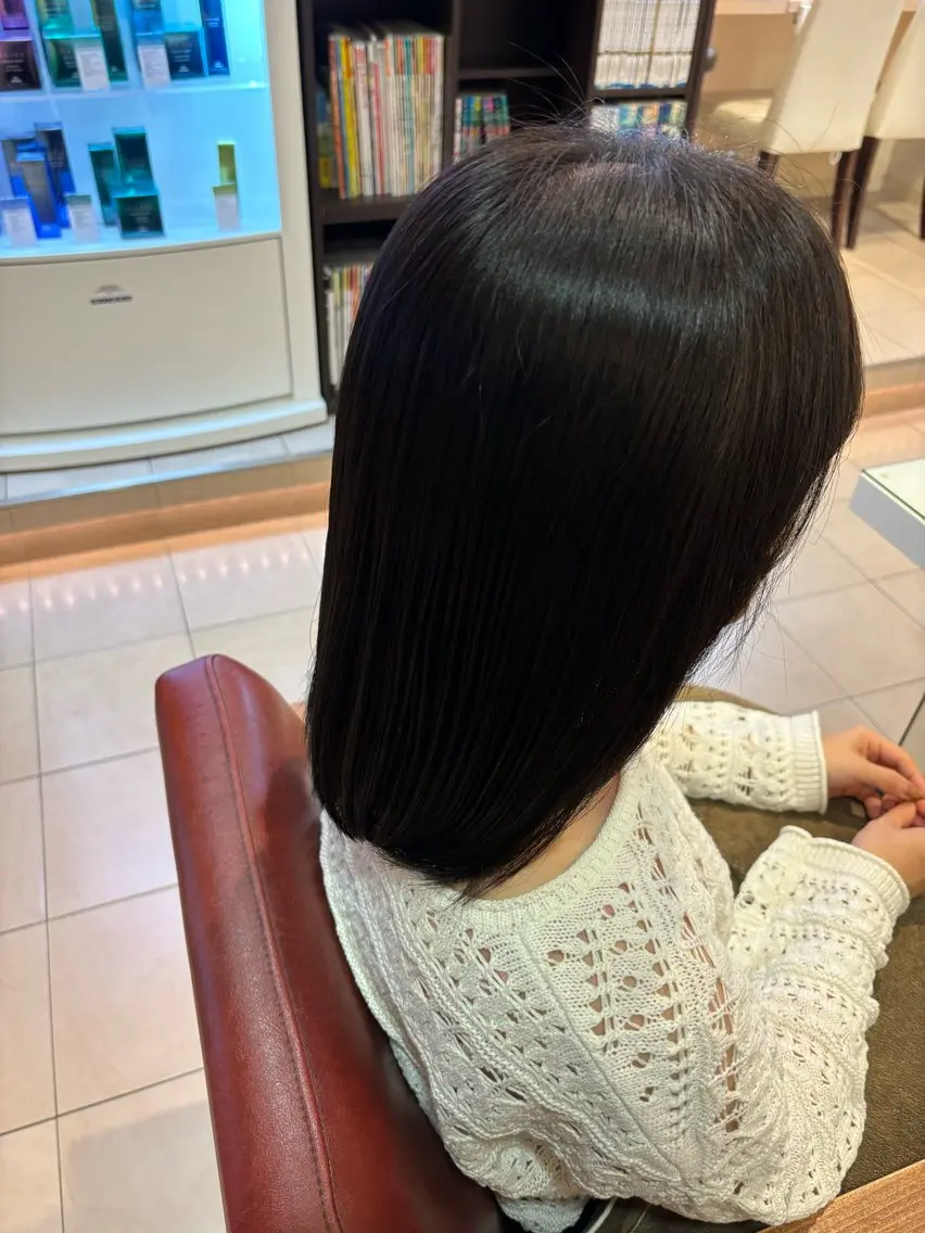 カラー ブラウンカラー ナチュラルブラウン ヘアカラー 艶カラー/アレンジ 💟すなおのヘアスタイル