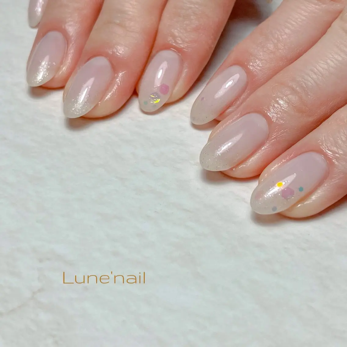 ネイル ジェルネイル ホログラムネイル ハンドネイル nail salon tomoのネイルデザイン