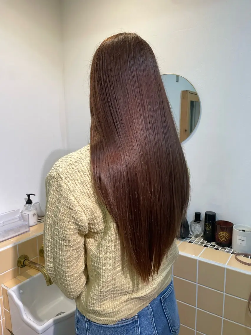 【リピーター続出⭐️】ワンカラー+資生堂サブリミックトリートメント➰の写真