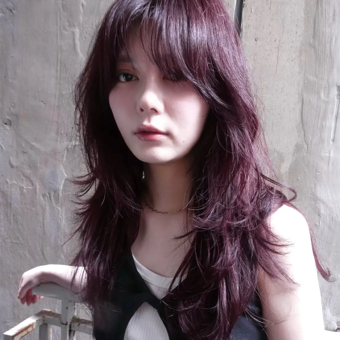 セミロング カラー カット ヘアカラー トリートメント DEAN JECYのヘアスタイル