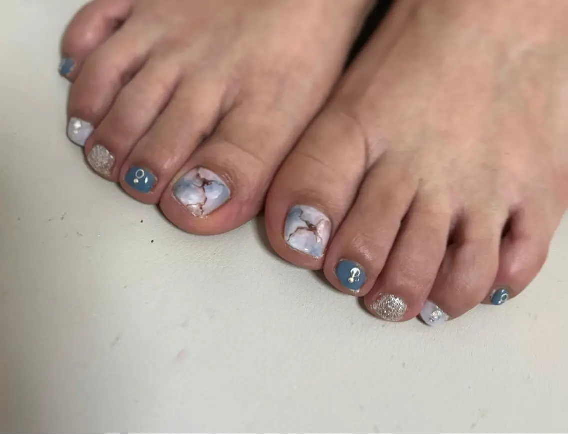 ネイル フットネイル nail M&Tのネイルデザイン