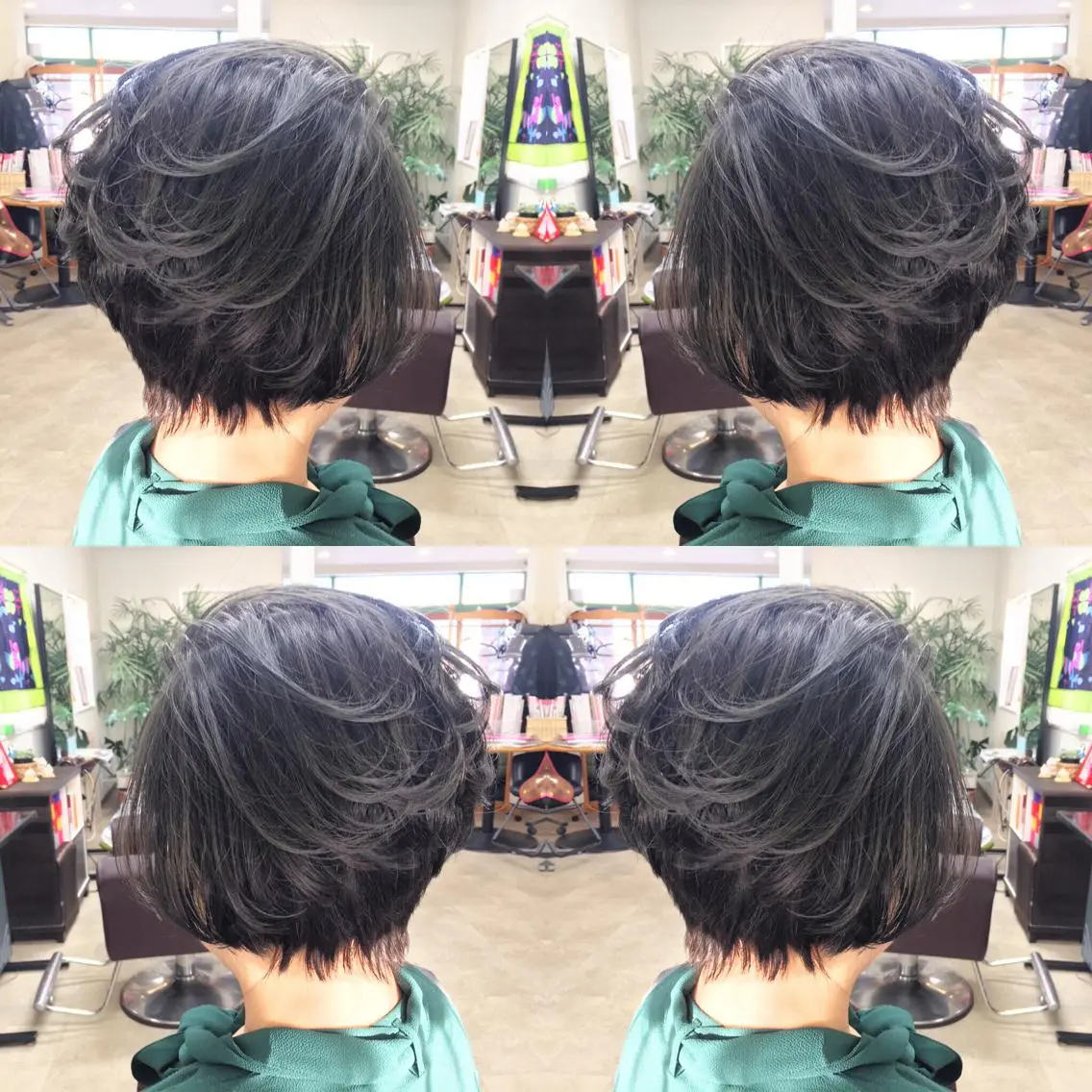 ショート カラー ヘアアレンジ 小顔ショートヘア♪ TAKUMIのヘアスタイル