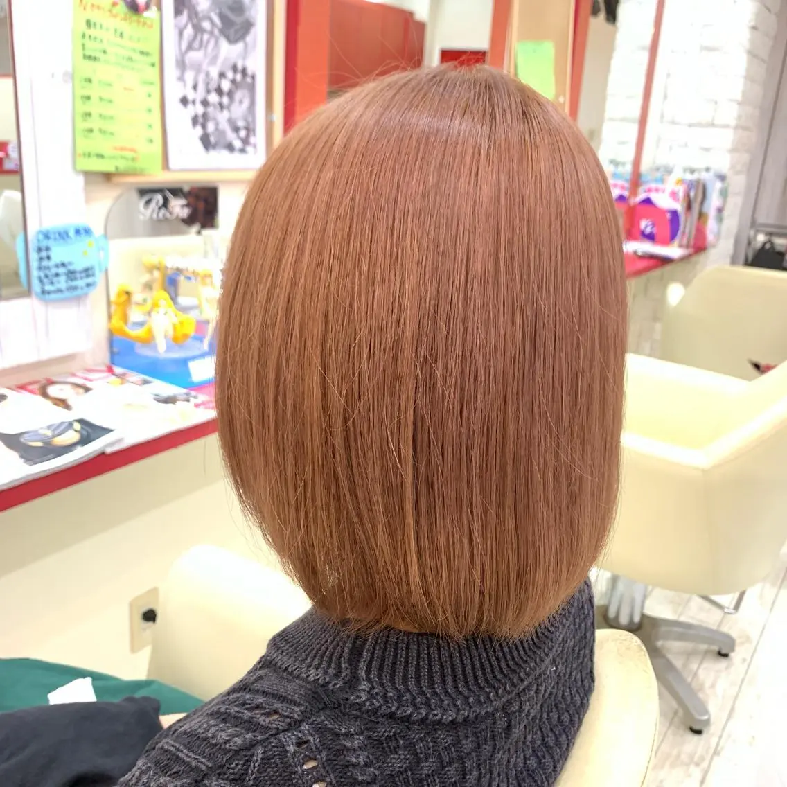 ミディアム カラー 櫻井 なんなのヘアスタイル