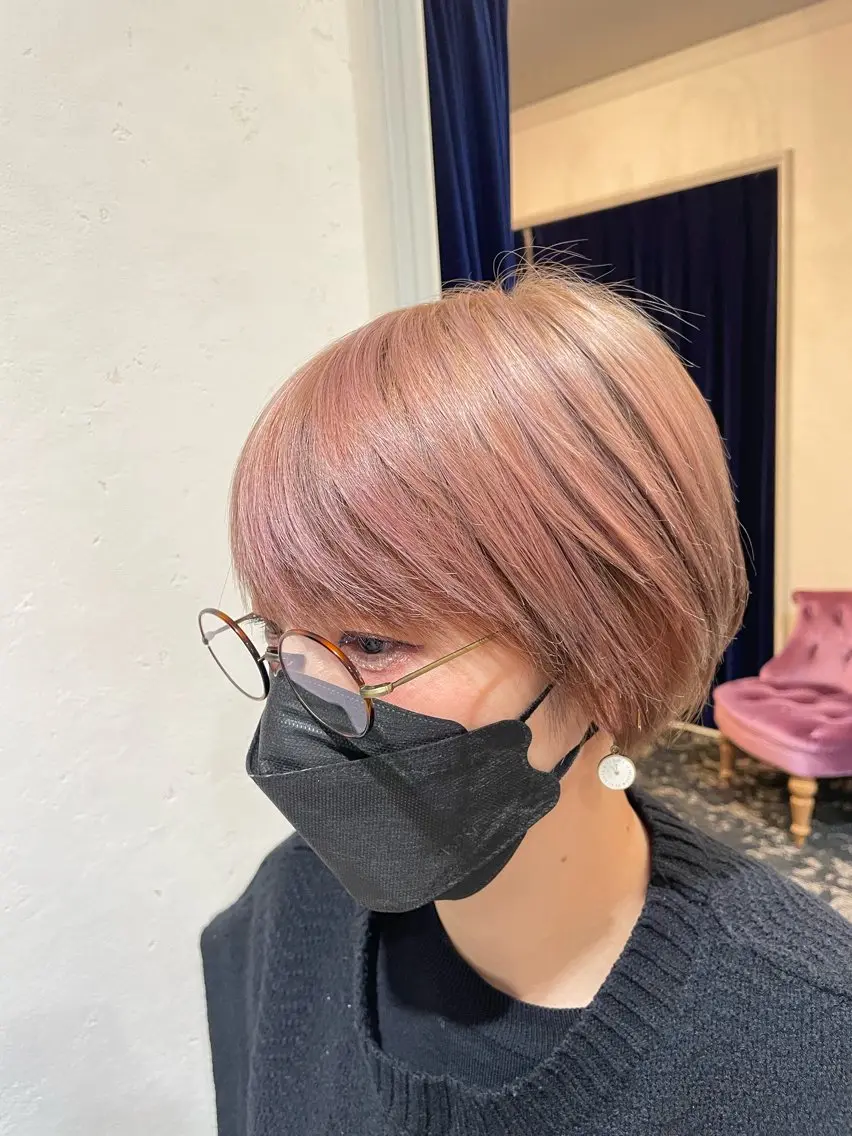ショート カラー IA shibuya /山下開世/髪質改善のヘアスタイル