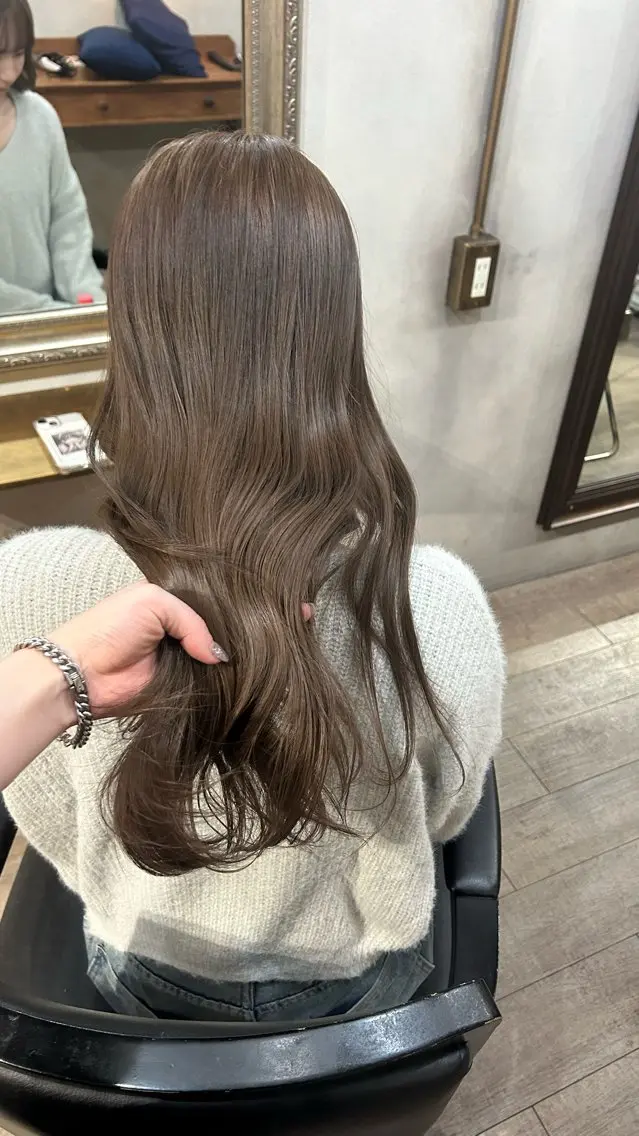 ロング カット ヘアカラー 🦭☪️Azumi 縮毛矯正☪️🦭のヘアスタイル