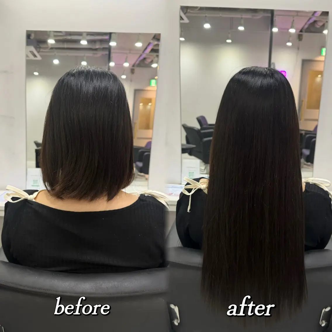 ロング カラー エクステ 🦋REISA🦋 エクステ×ハイトーンのヘアスタイル