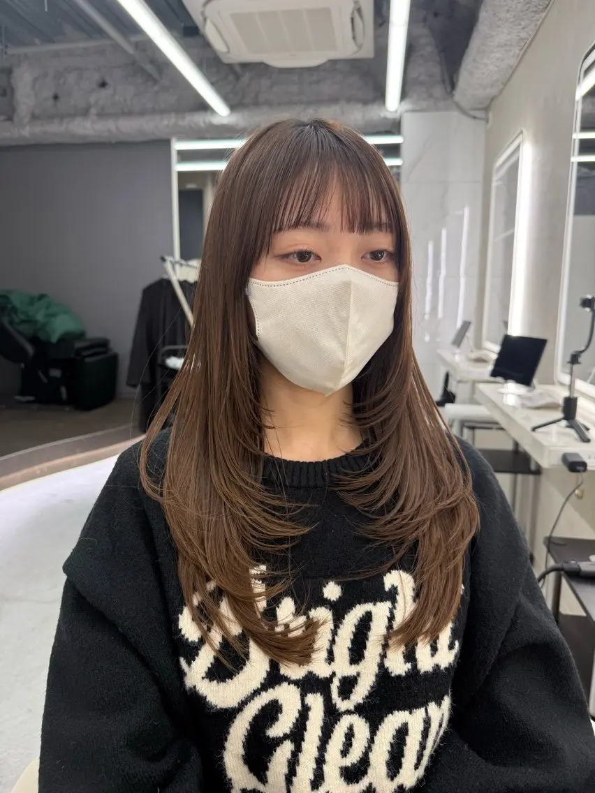 【期間限定】【当日予約OK】艶カラー✖️Aujua4stepトリートメント🎉の写真