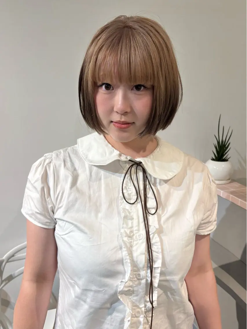 ショート ヘアカラー fev Rionのヘアスタイル