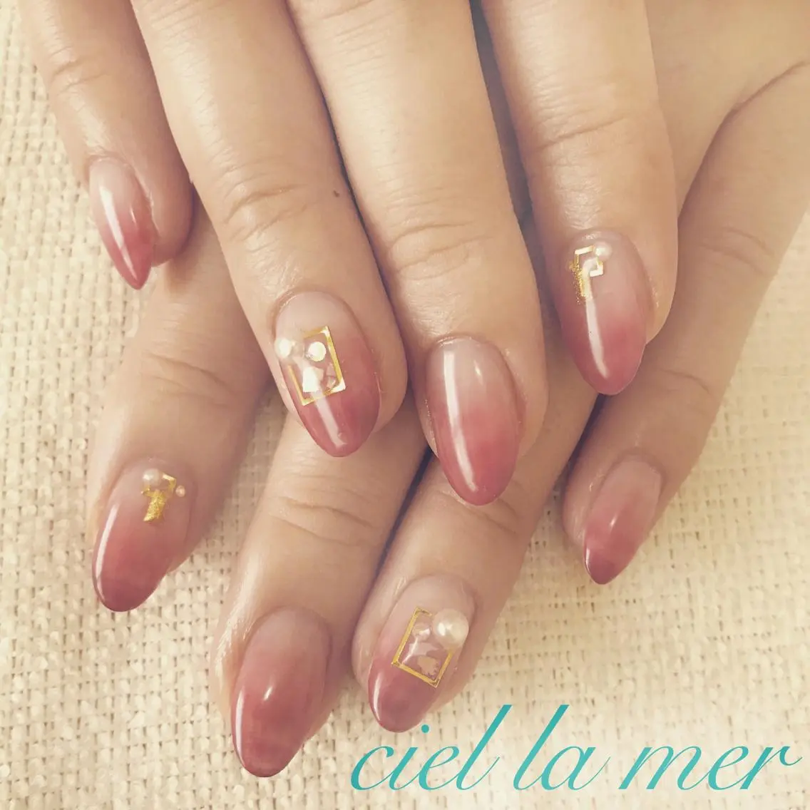 ネイル ハンドネイル フットネイル ciel la merのネイルデザイン