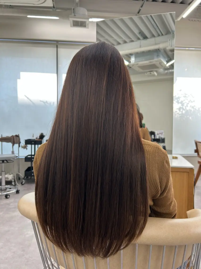 ロング 縮毛矯正 ✨髪質改善✨ 谷浦　明日香のヘアスタイル