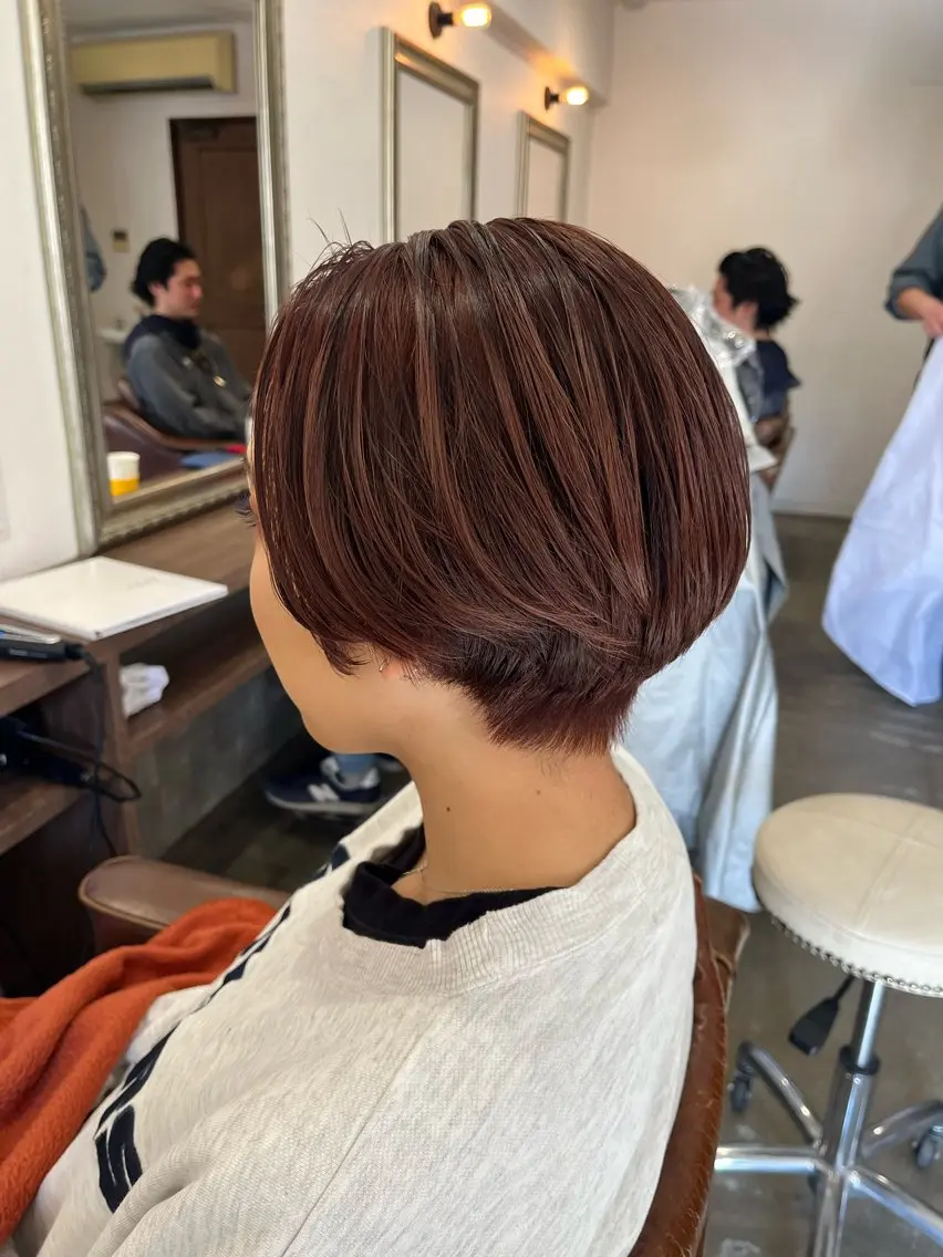 ショート 🫧透明感カラー× レイヤー🫧HARUのヘアスタイル
