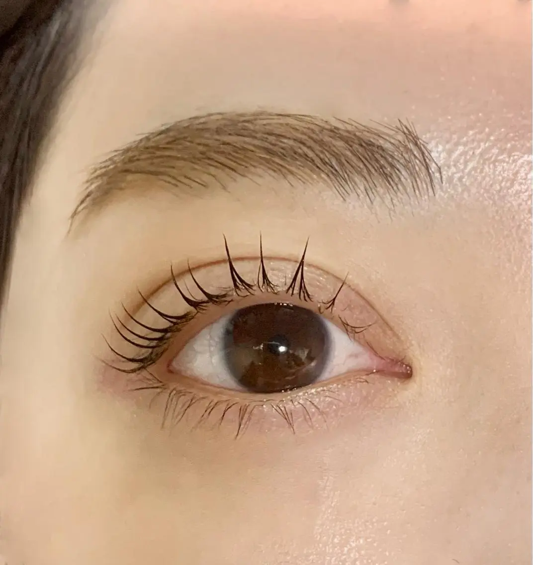 アイブロウwax+パリジェンヌorまつ毛パーマ ※セットメニューの写真