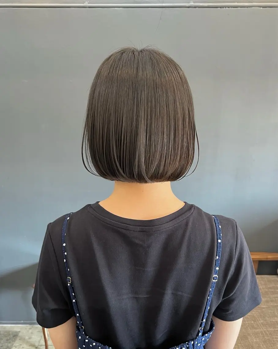 ショート カラー カット ヘアカラー 暗髪とオリーブ🌿 渡辺拓人のヘアスタイル