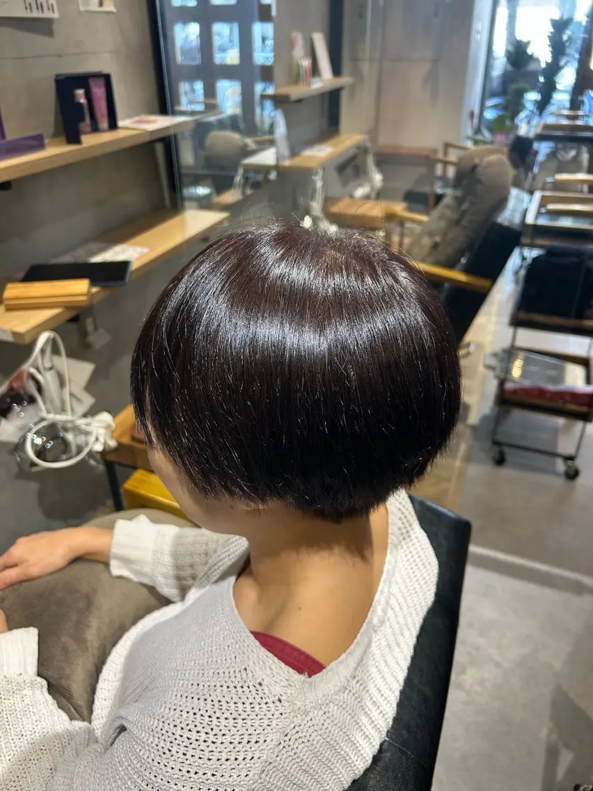《minimo限定クーポン🐭》リタッチカラー+Aujua 4stepトリートメントの写真