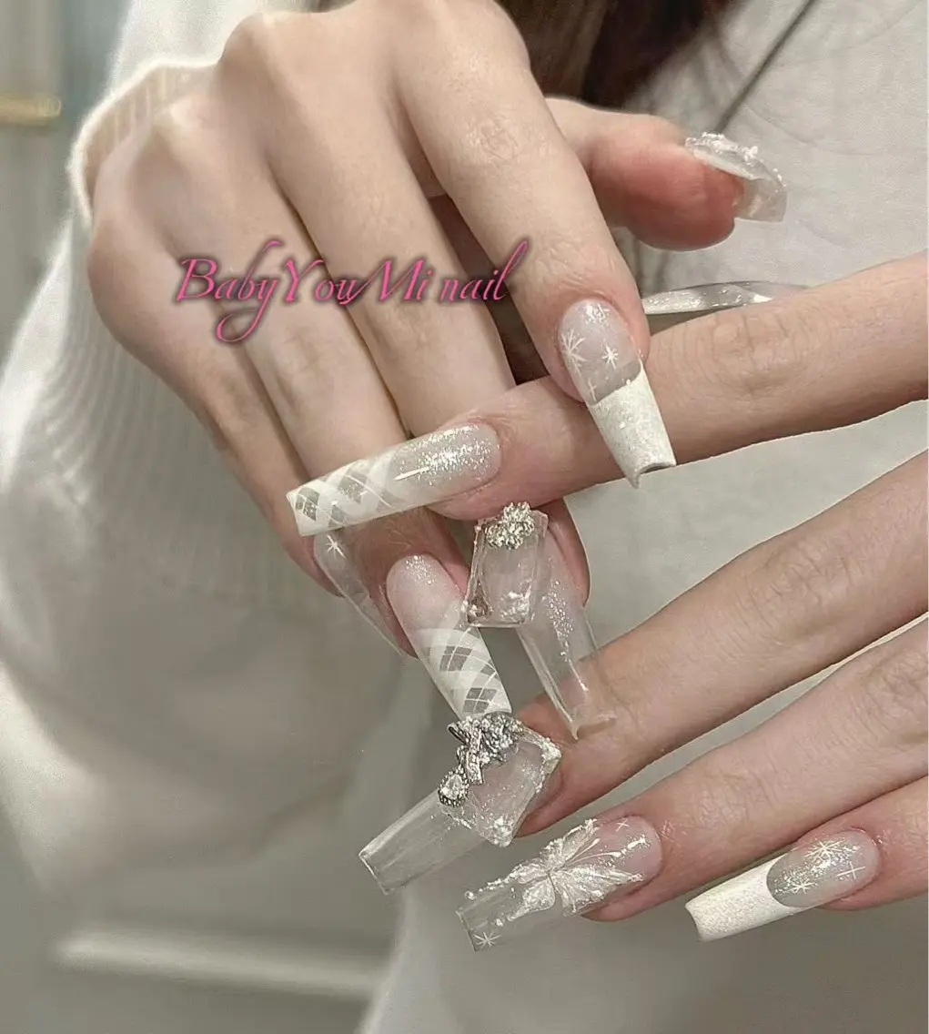 ネイル オーロラネイル 成人式 フットネイル フレンチネイル ジェルネイル ハンドネイル BabyYouMi nailのネイルデザイン