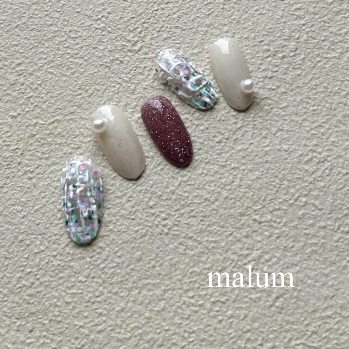 ネイル ハンドネイル malum nailのネイルデザイン