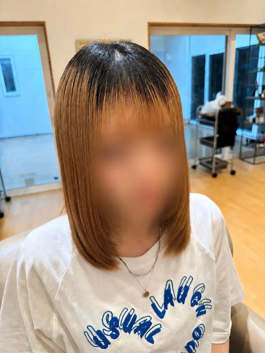 縮毛矯正 濱野 雄大のヘアスタイル