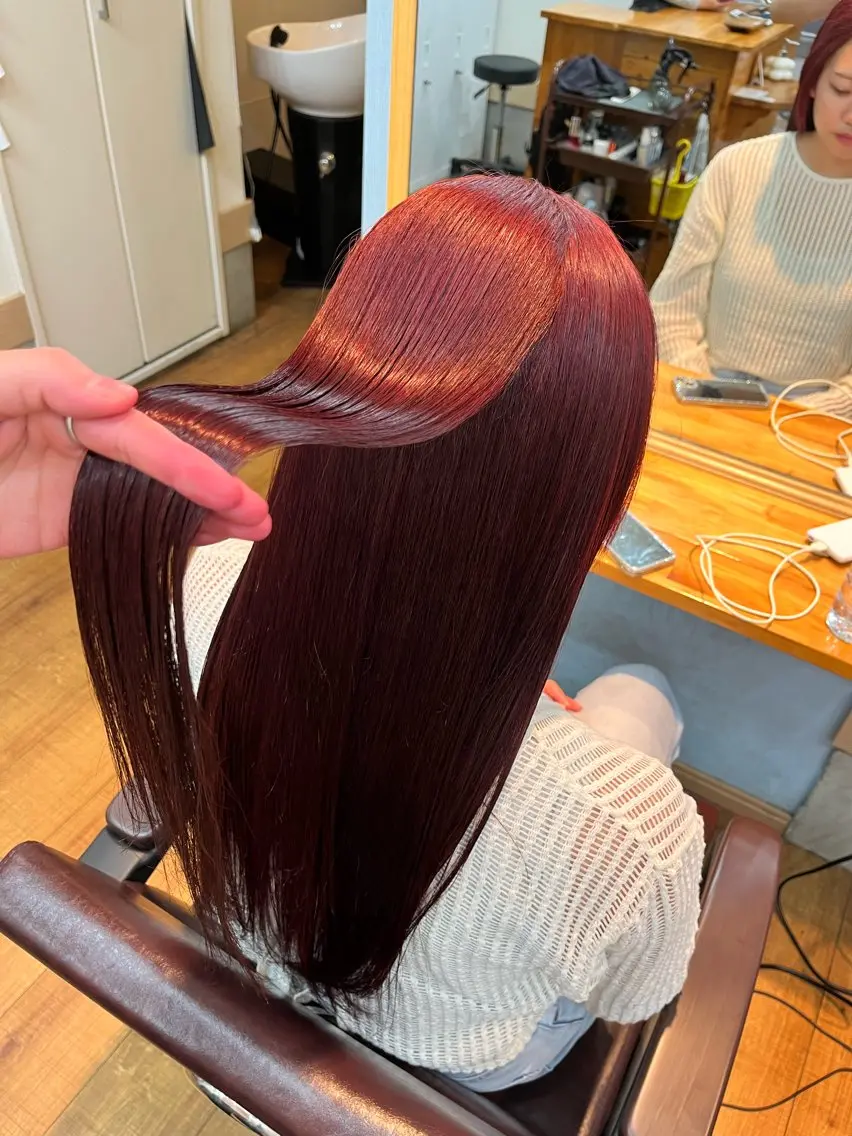 ロング カラー ダブルカラー インナーカラー 髪質改善 🫧ハイトーン/ ブリーチ🫧白石航汰のヘアスタイル