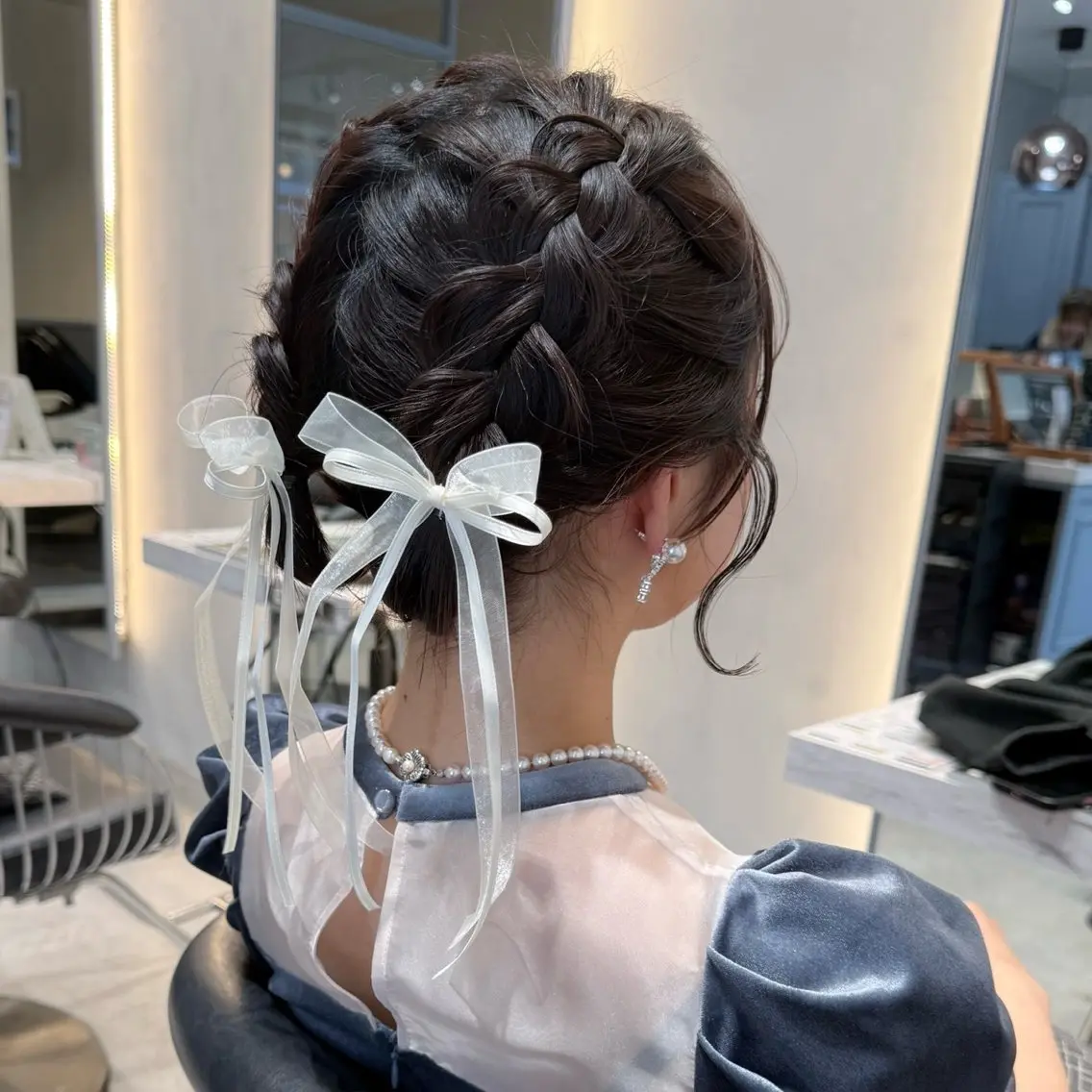 ショート ヘアアレンジ ヘアセット 🩶sayumi🩶 ボブ/美髪矯正/柏のヘアスタイル