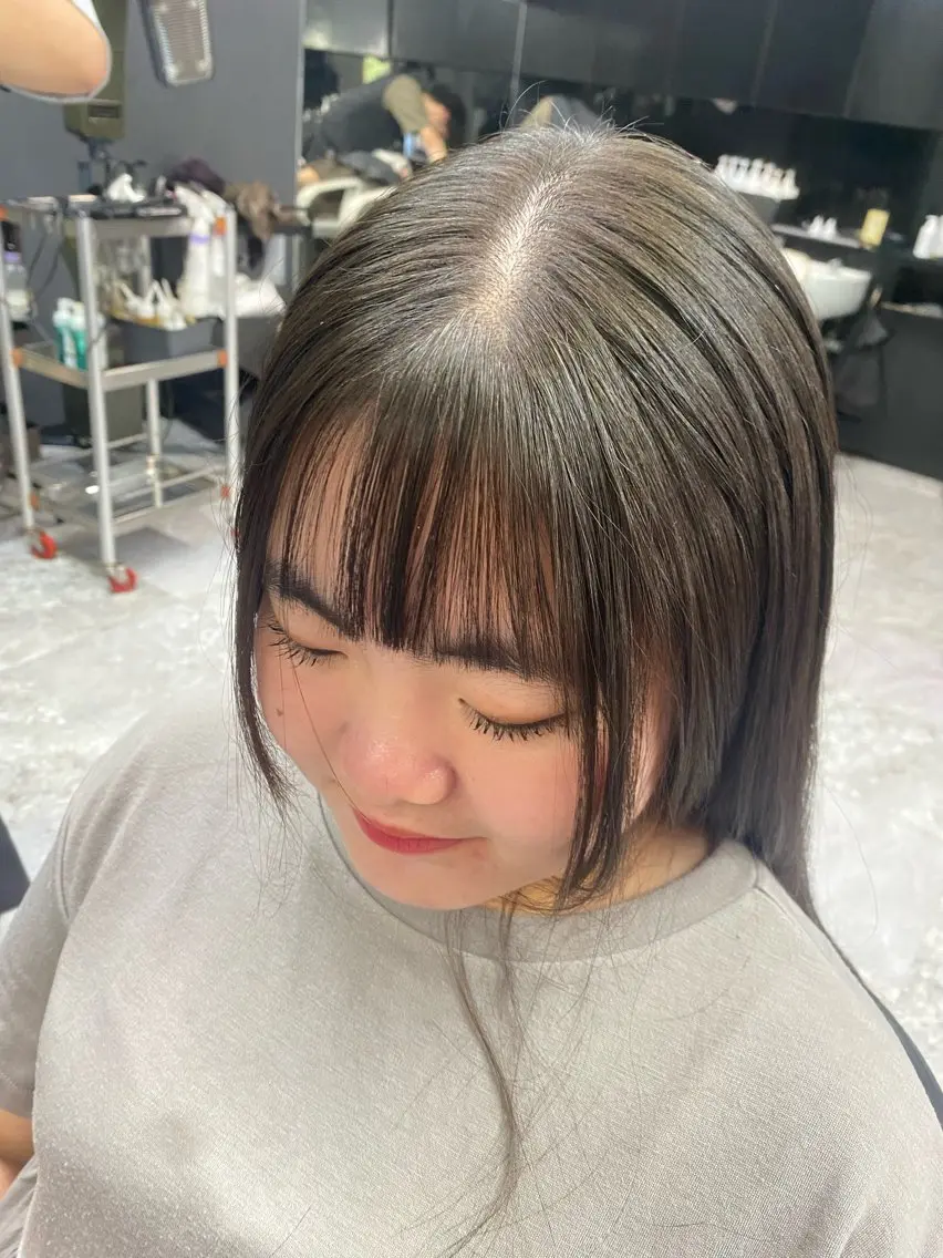前髪縮毛矯正🌟の写真