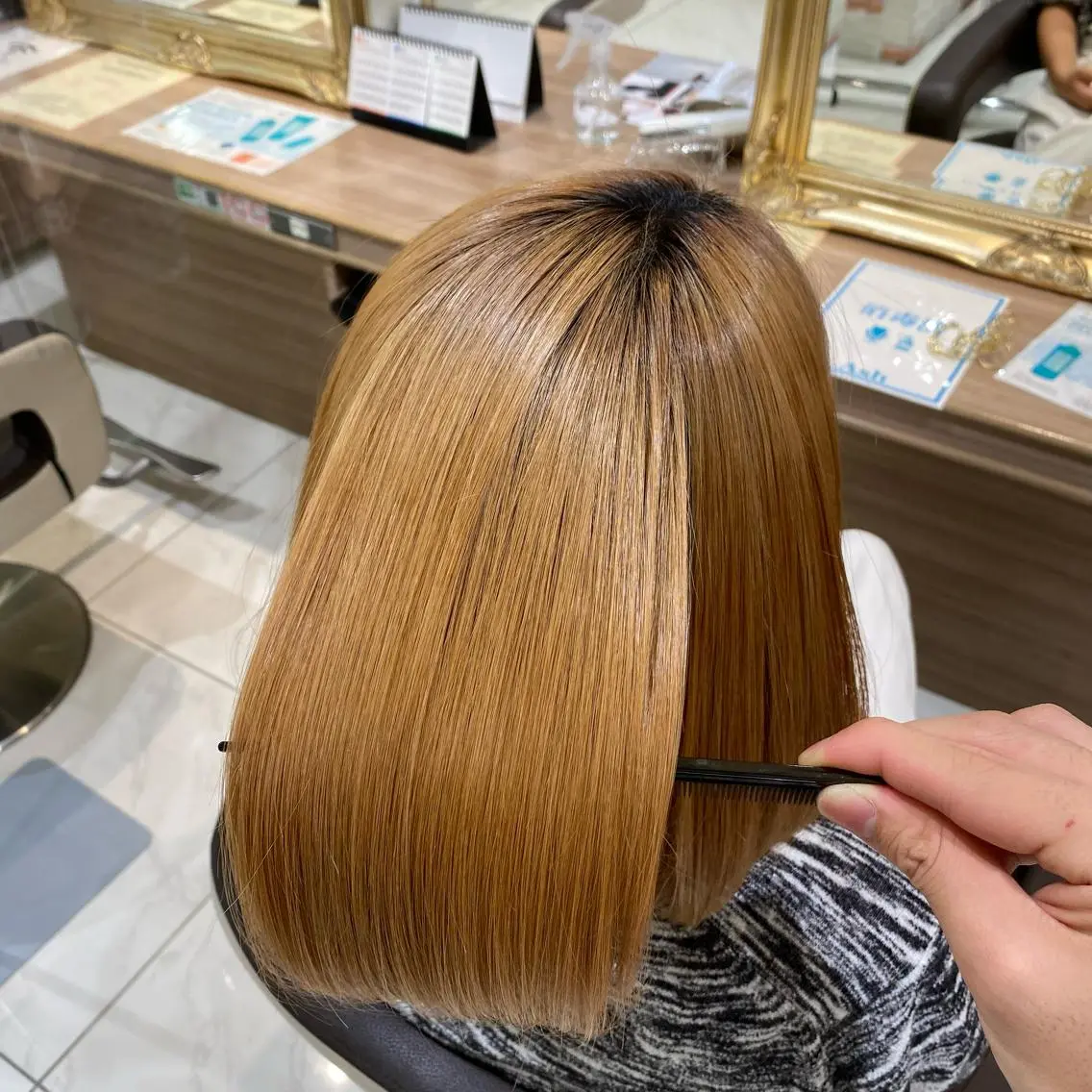 ショート トリートメント 酸熱トリートメント トリートメント ✨美髪/縮毛矯正 講師 /塚田健✨のヘアスタイル