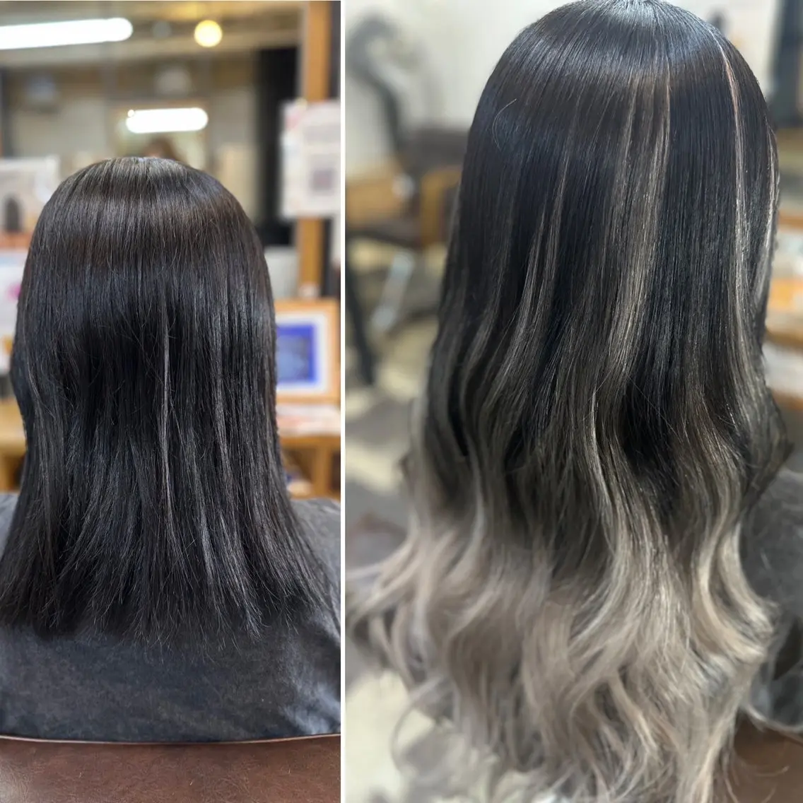 ロング シールエクステ エクステ エクステ BRAS ナカガワのヘアスタイル