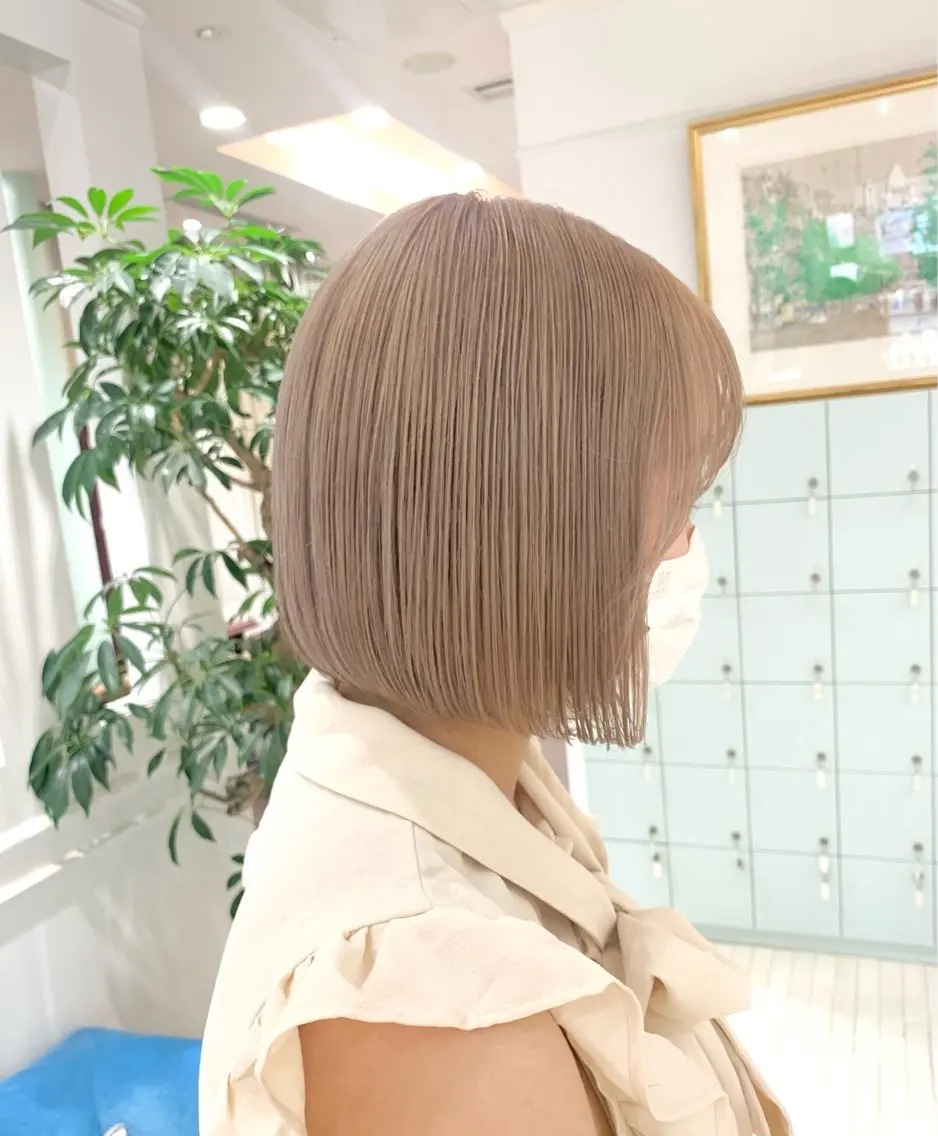 ショート カラー カット ヘアカラー トリートメント ヘアセット 🫧艶ダブルカラー ブリーチ🫧トモヤのヘアスタイル