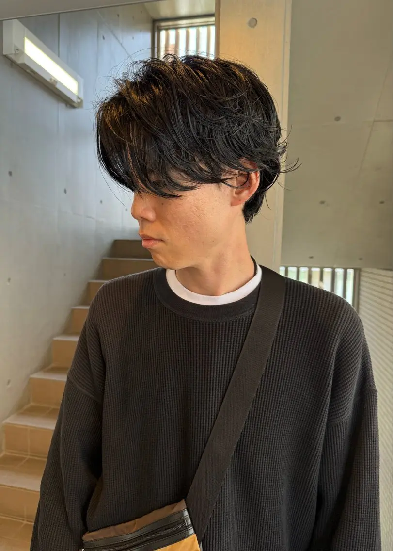 パーマ メンズ カット パーマ 【メンズ指名数 NO.1】マルヤマのヘアスタイル