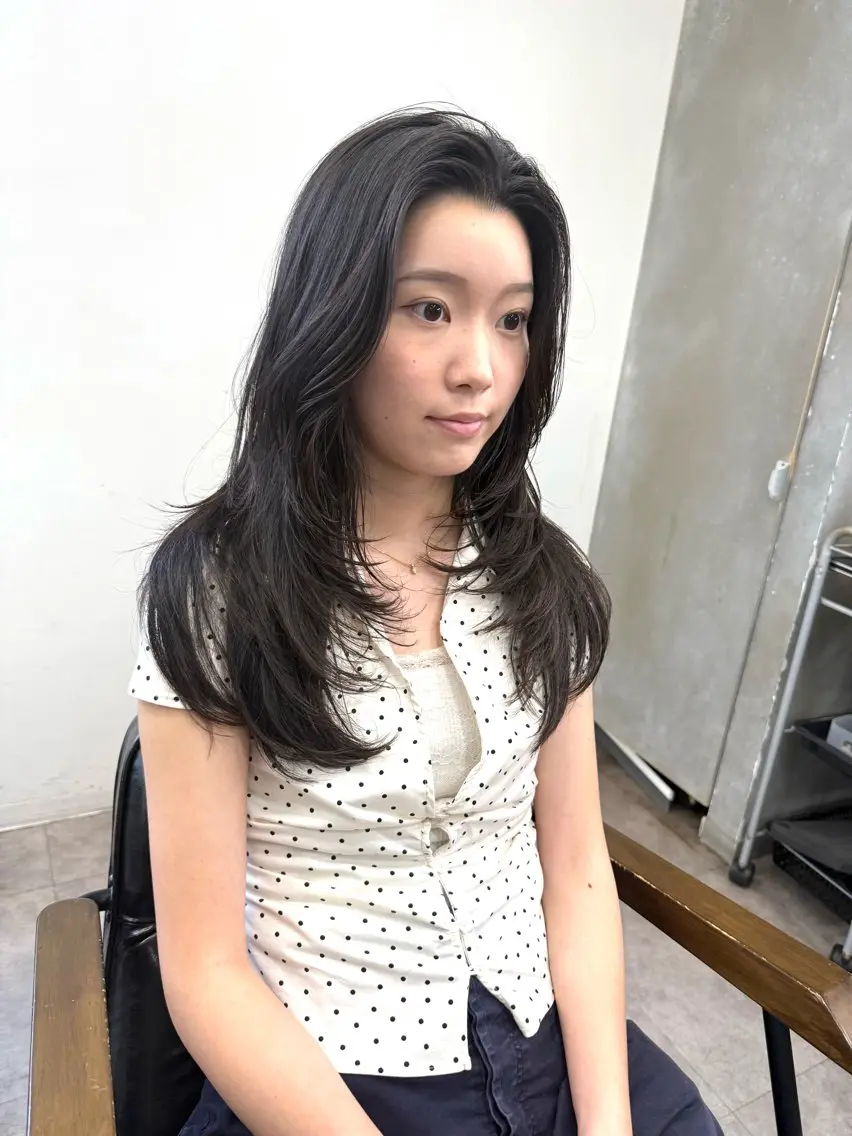 セミロング カラー カット ヘアカラー トリートメント 色気レイヤー& ショートはお任せ🌟のヘアスタイル