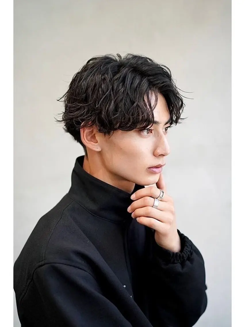メンズ メンズパーマ 脇野 茉優のヘアスタイル