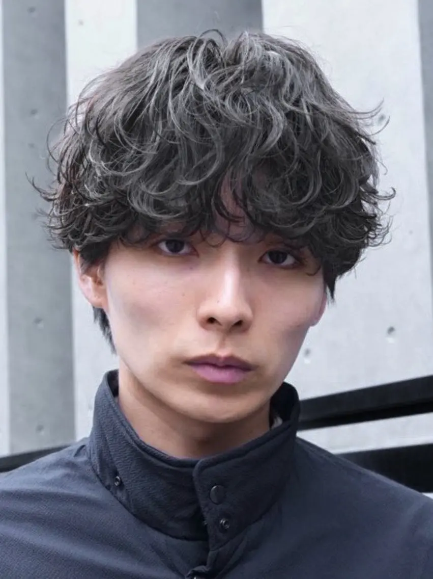 パーマ カット パーマ 岩下 凰雅のヘアスタイル