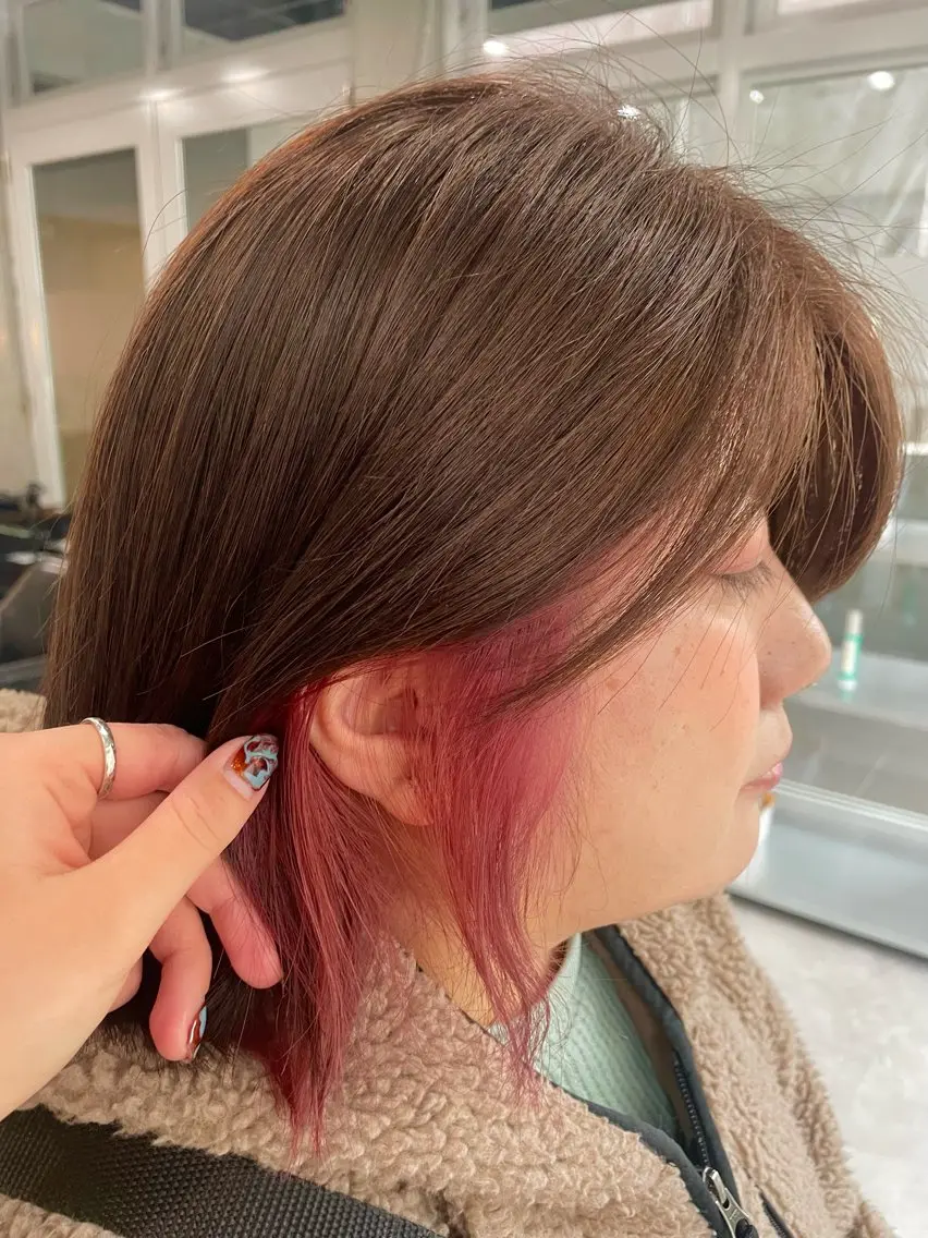 ミディアム カラー 暖色系カラー 🌼Kana🌼のヘアスタイル