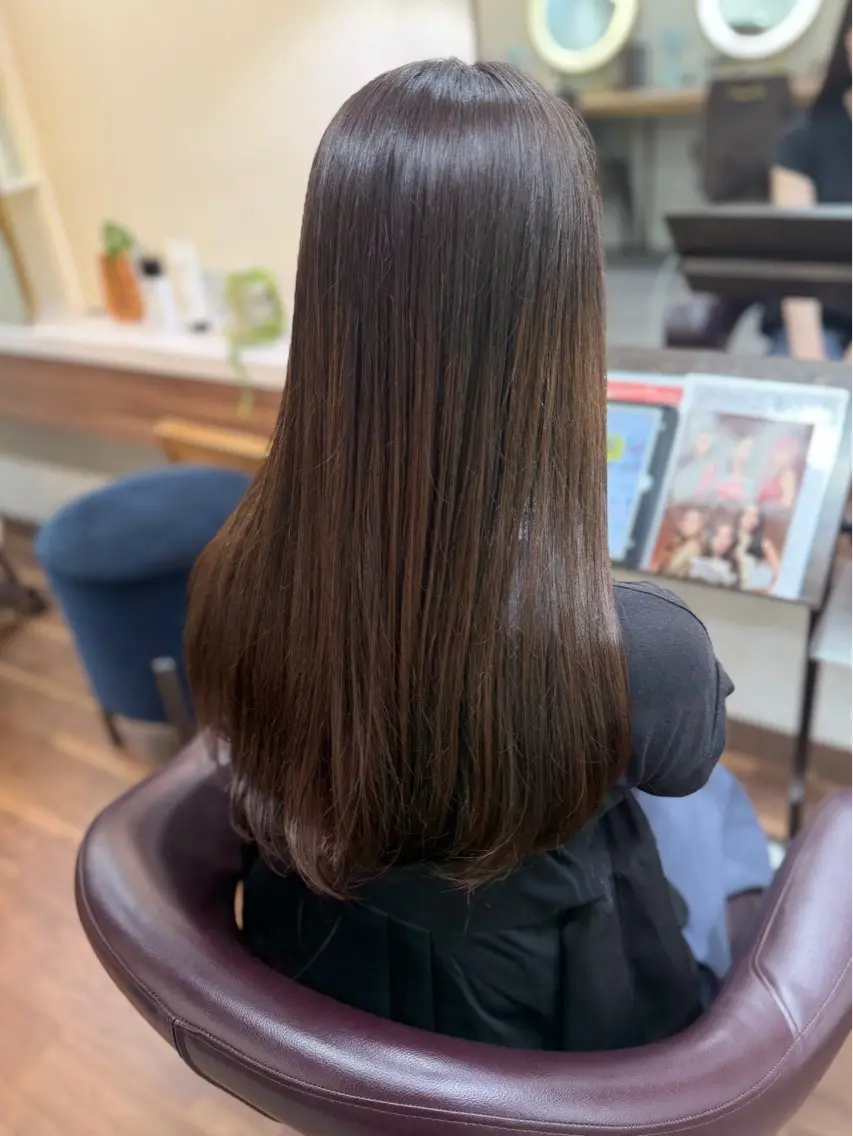 ロング カラー トリートメント ヘアカラー トリートメント みさき ♡のヘアスタイル