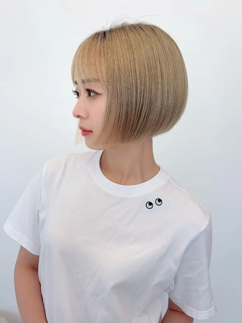 🌈髪の負担最小限に抑えます🌈似合わせカット+ダブルカラー(ブリーチあり)+TR💇♀️の写真