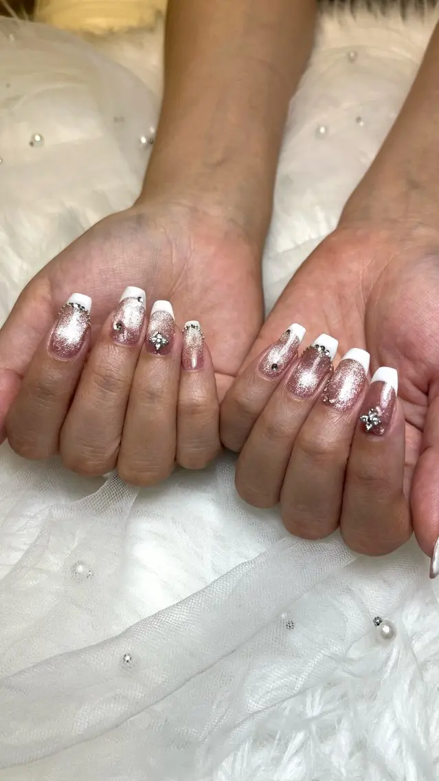 【ハンド】フレンチorカラーグラデーション（オフあり）の写真