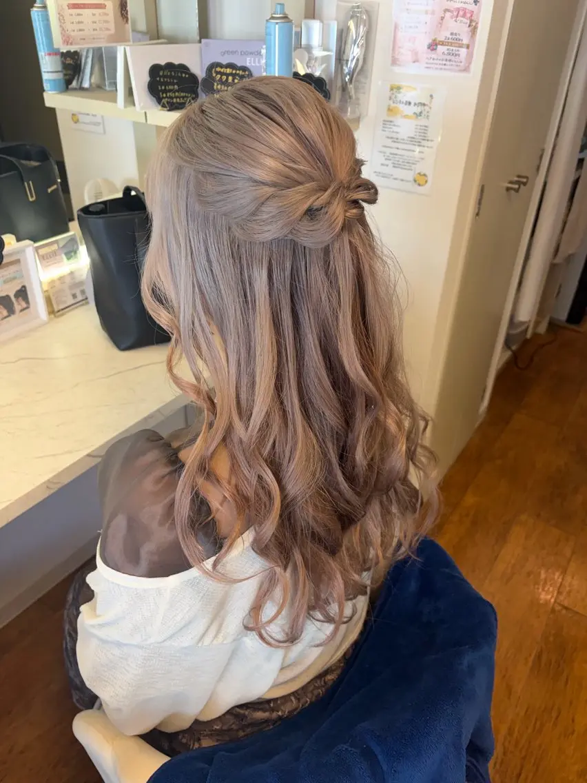 ミディアム ヘアアレンジ ヘアセット 塚田 恵のその他イメージ