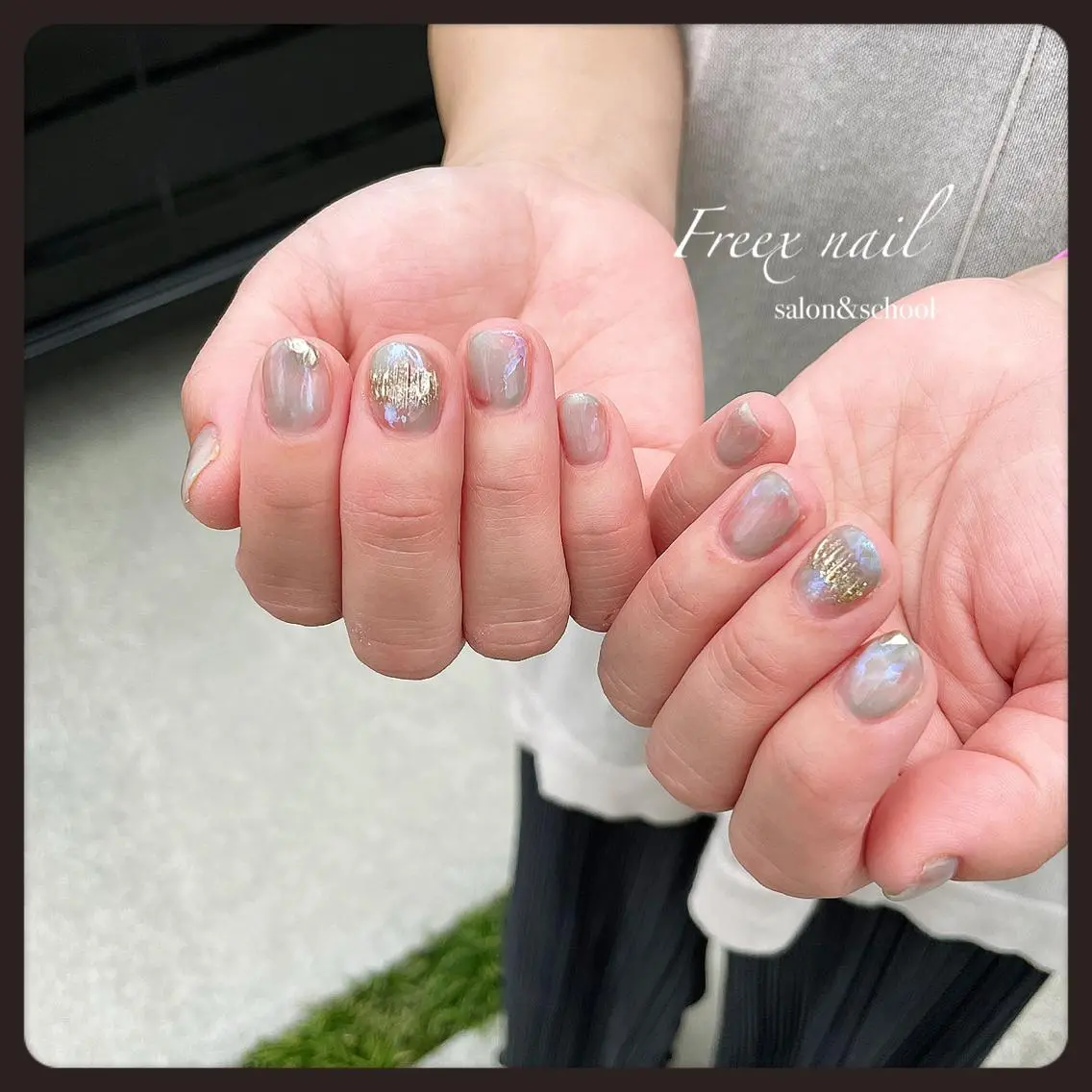 ネイル ハンドネイル ハンドケア freex nail /ニュアンス/個性派のネイルデザイン