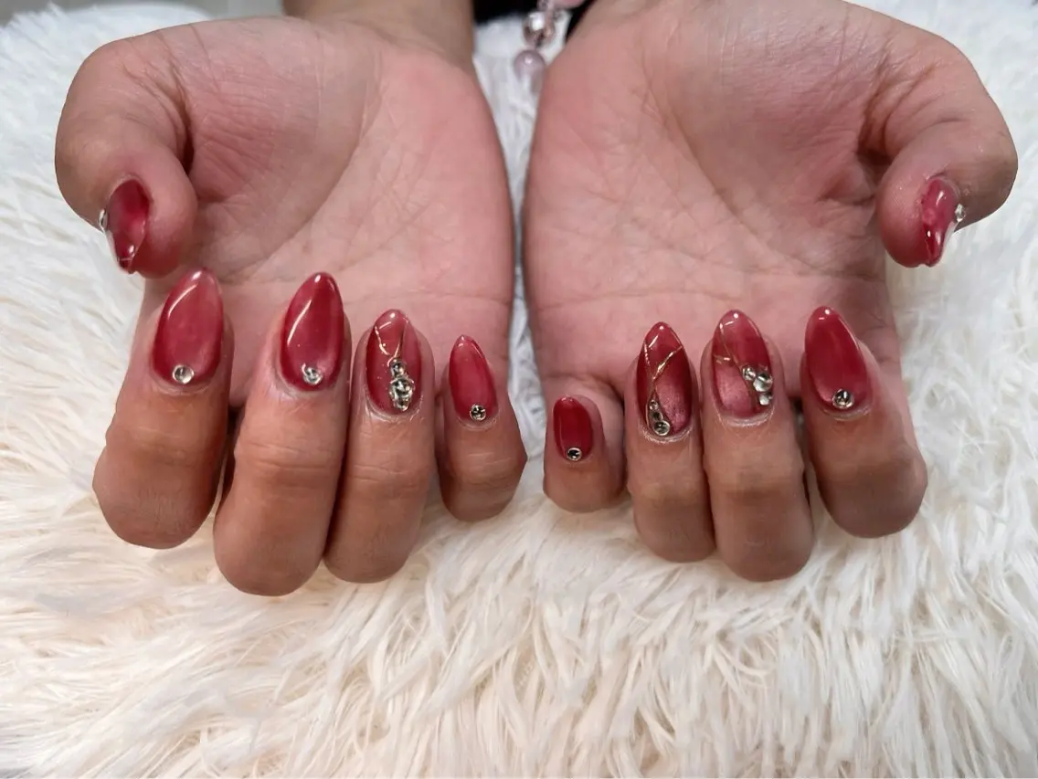 ネイル マグネットネイル ek.nail⭐︎ kanaのネイルデザイン