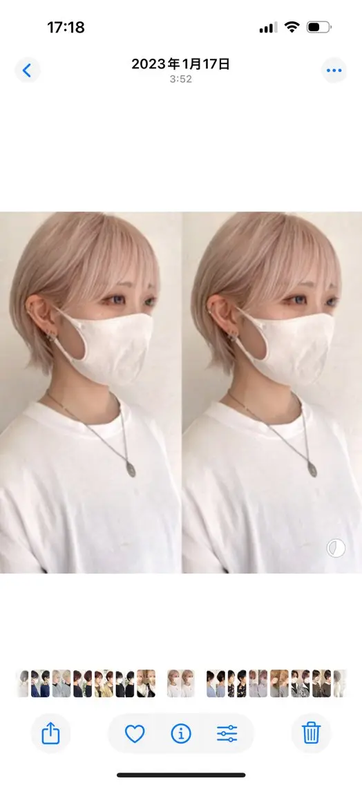 ショート カラー ダブルカラー ショートヘア カット ヘアカラー トリートメント 京都大人女性ショート 徒歩1分/秋山のヘアスタイル