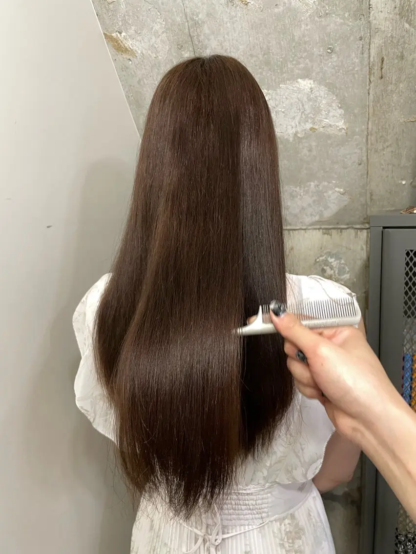 ロング トリートメント トリートメント ニュアンスカラー/ 🫧レミ(坊主)のヘアスタイル