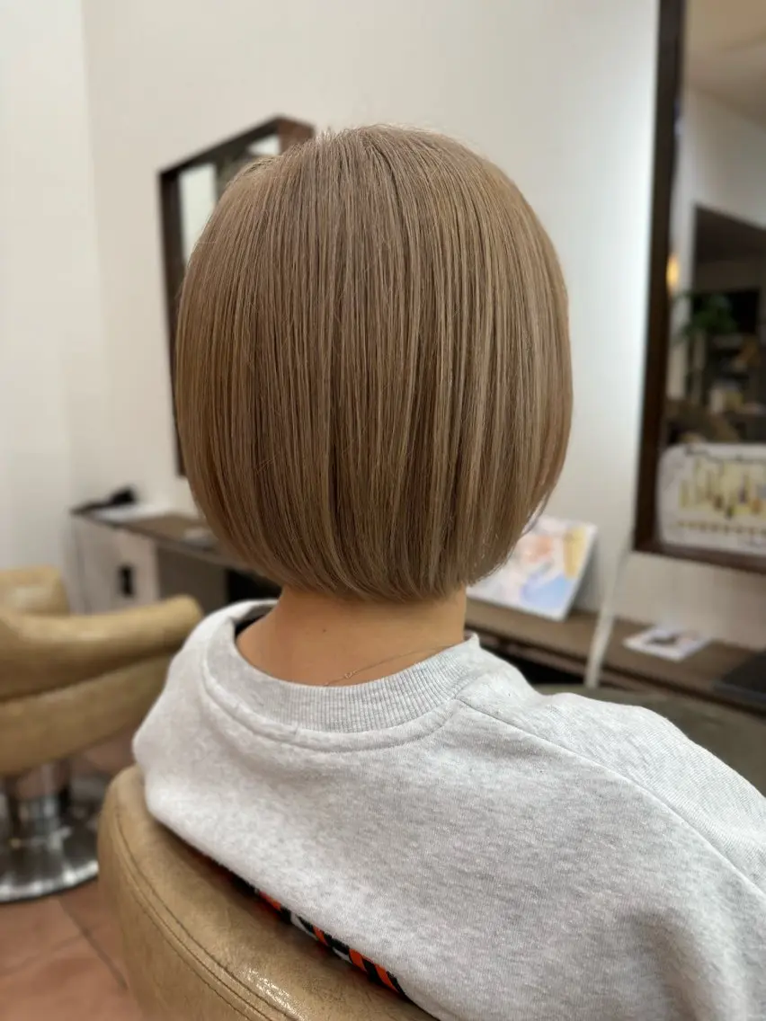 カラー 池上 果穂のヘアスタイル
