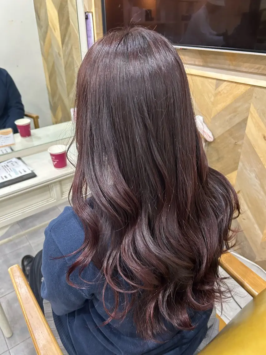 ロング カラー カット ヘアカラー トリートメント 🍟月舘りほ カラー/髪質改善🍟のヘアスタイル