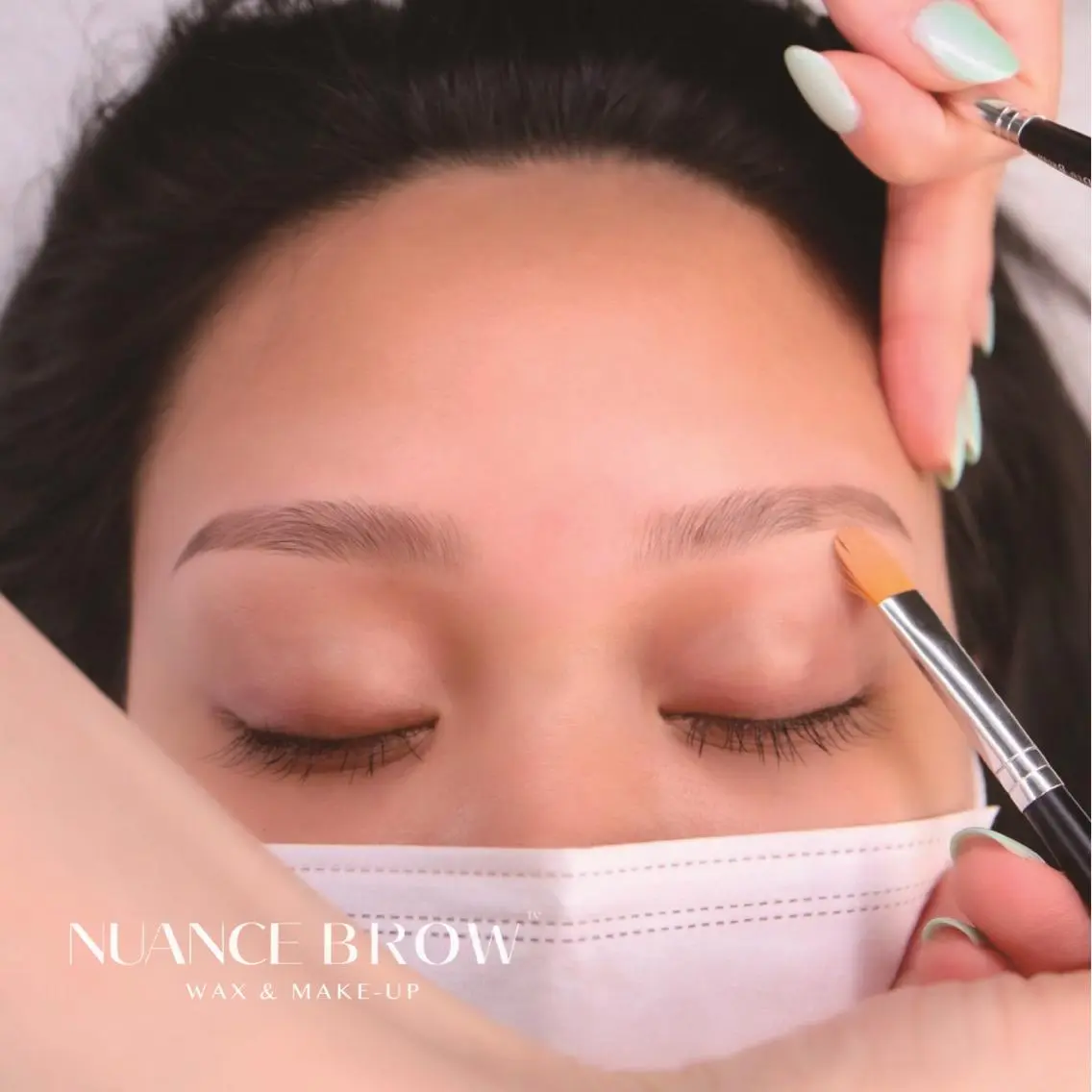 次世代アイブロウスタイリング🤎3D BROW(WAX脱毛＋メイク仕上げ)の写真