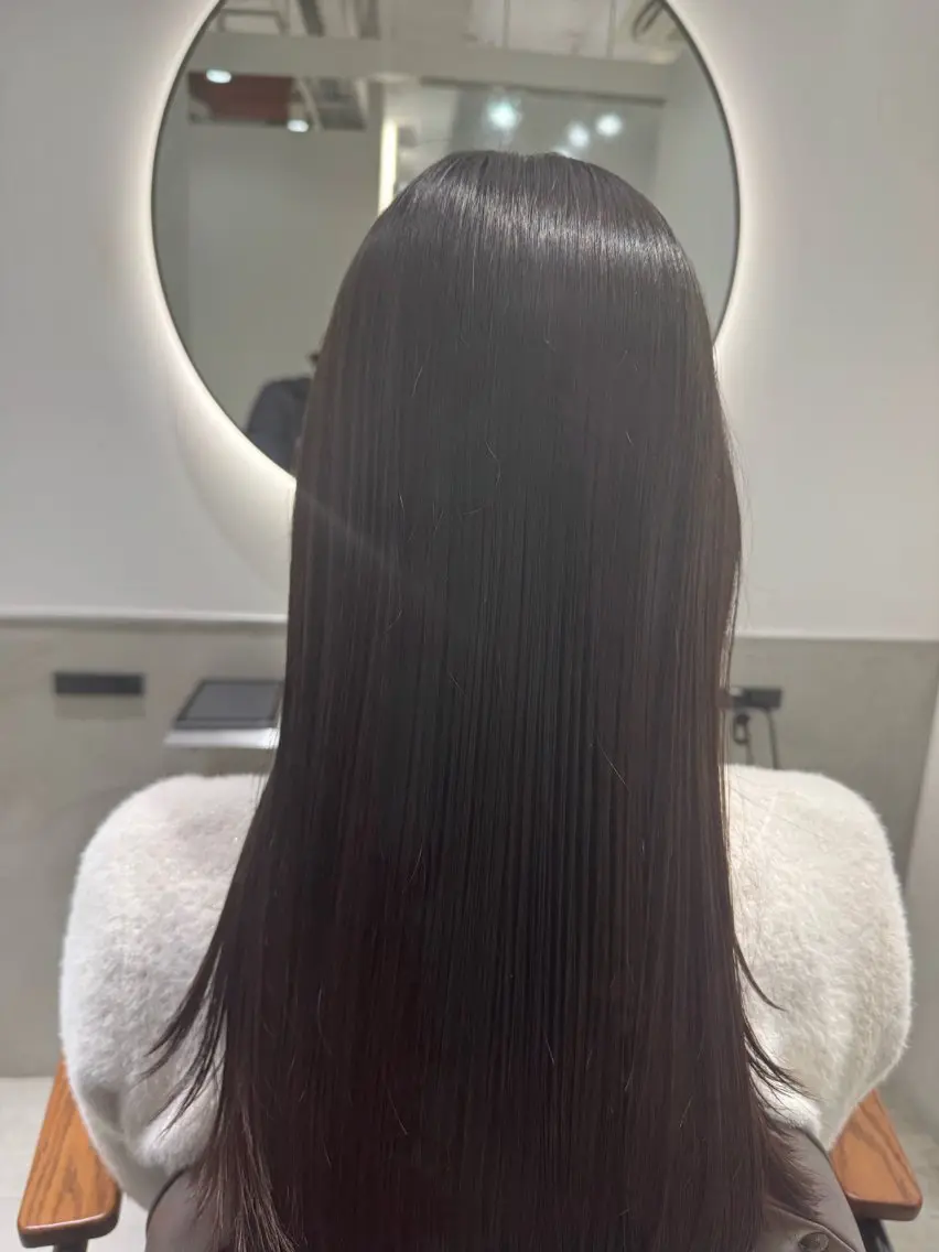 セミロング カット ヘアカラー 縮毛矯正 トリートメント 飯田橋/髪質改善/ 縮毛矯正✨しゅんすけのヘアスタイル